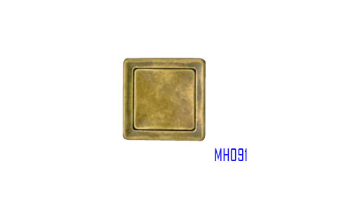  Tay núm tủ vuông màu đồng cổ made in Ý MH091