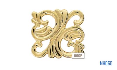 Tay núm hoa mạ vàng made in Italia MH060