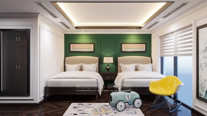 để trang trí phòng ngủ của trẻ em thêm đẹp. Sử dụng thiết kế nội thất hiện đại và tinh tế để làm nên một không gian trang trí phòng ngủ cho trẻ em đẹp một cách nhãn mãn.